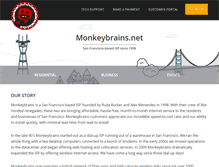Tablet Screenshot of monkeybrains.net